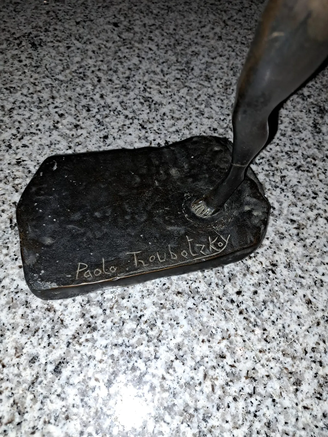 Paolo Troubetzkoy, Dancer, bronze sculpture, 20th century 2