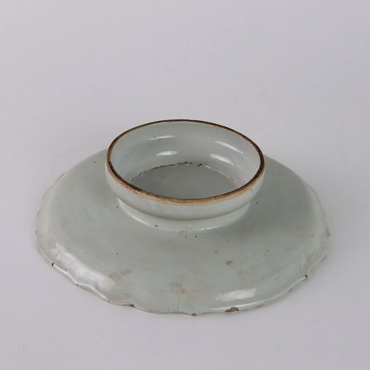 Alzatina in Maiolica con decorazioni, '800 9