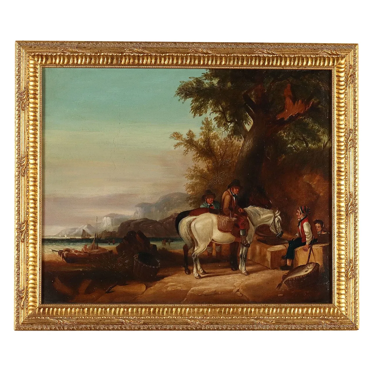 Dipinto La Trattativa con il Pescatore 1