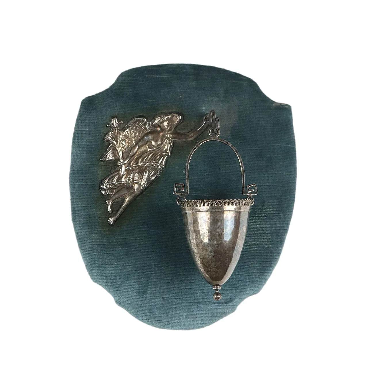 Acquasantiera in argento di Besançon, fine '700 1