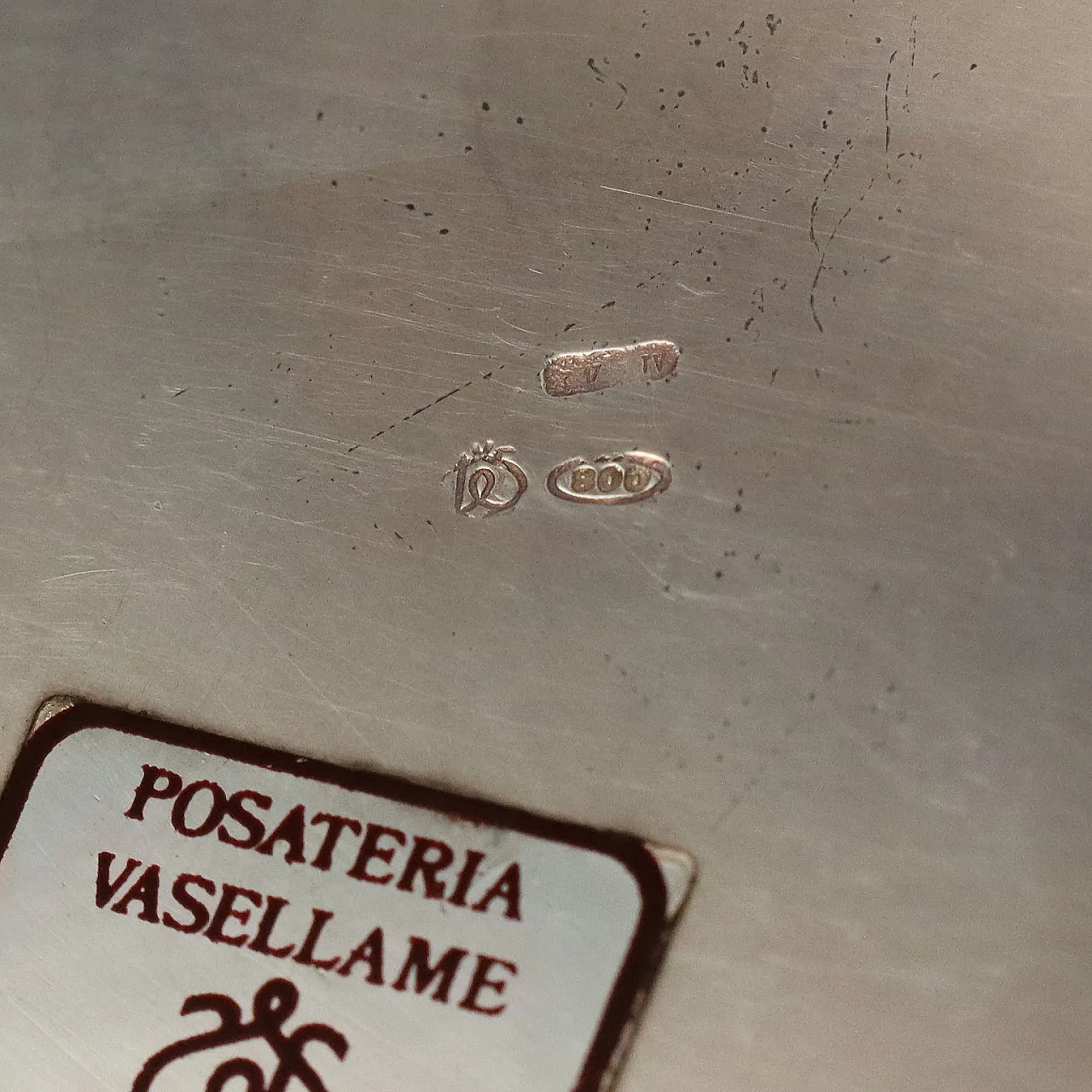 Brocca in argento baccellato e martellato di Angelo Schiavon 7