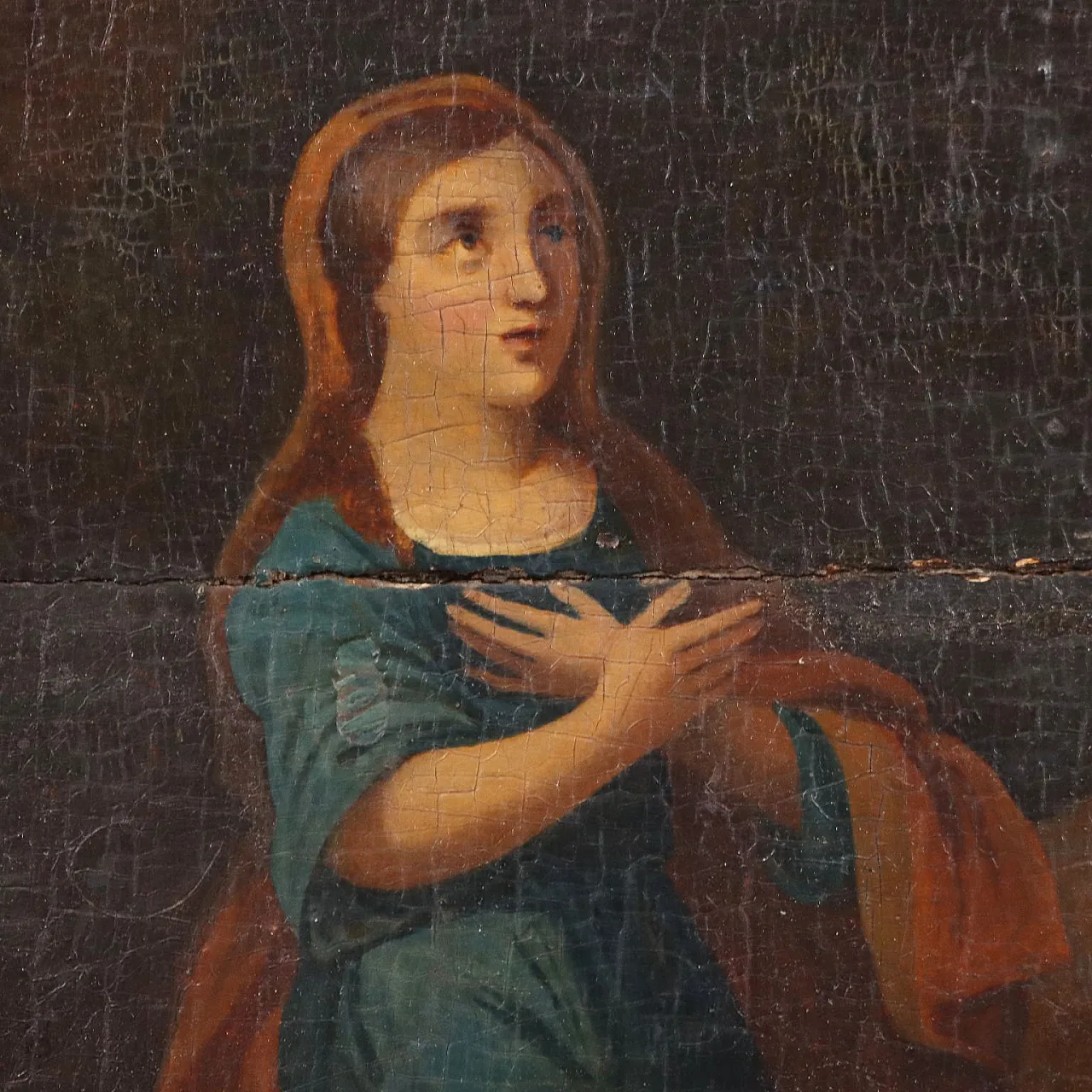 Painting Saint Magdalene Penitent, 18th century 4