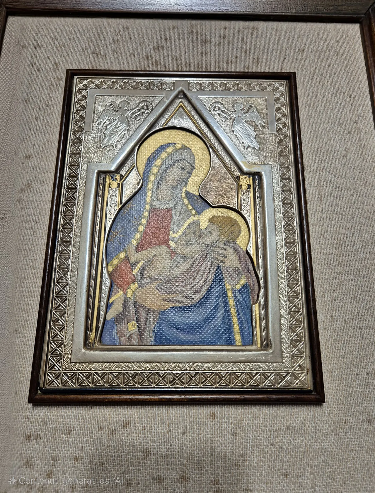 Madonna of nature icon, 80s 4