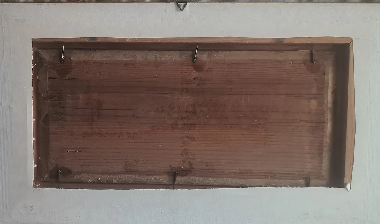 "PAESAGGIO FLUVIALE" firma: CARETTI olio su tavola, '800 7