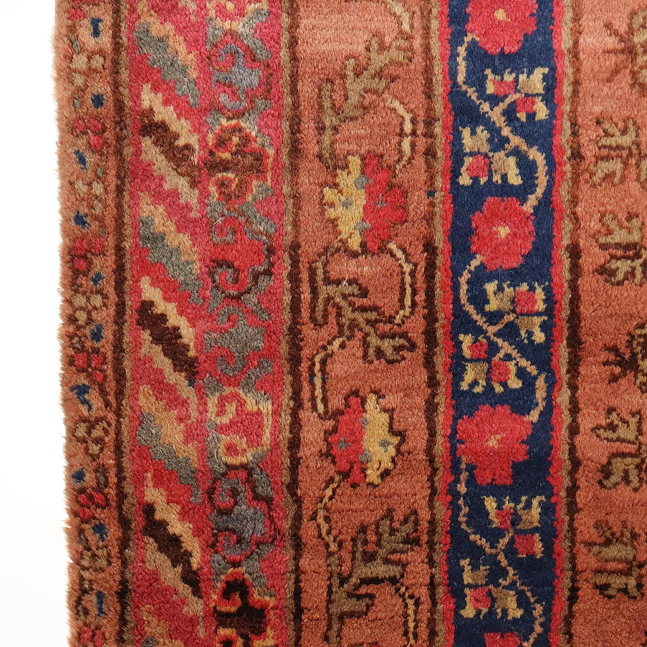 Kotan carpet cotton wool big knot Uzbekistan, 20th century 6