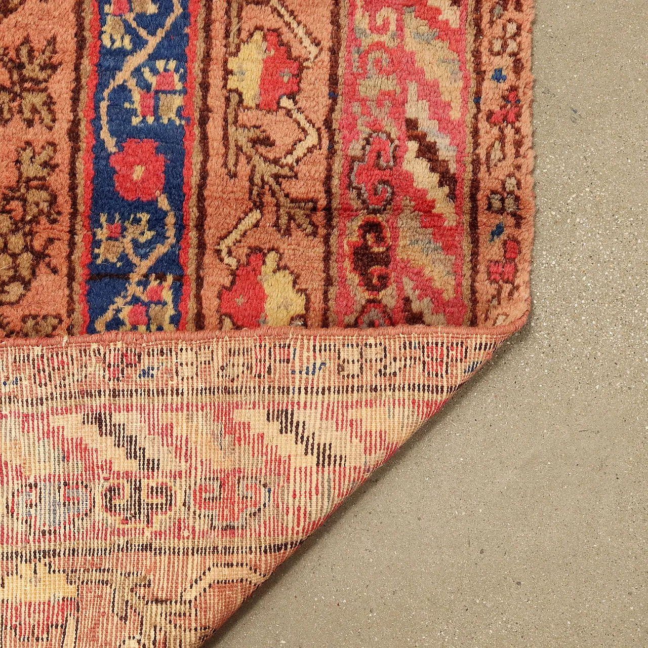 Kotan carpet cotton wool big knot Uzbekistan, 20th century 7