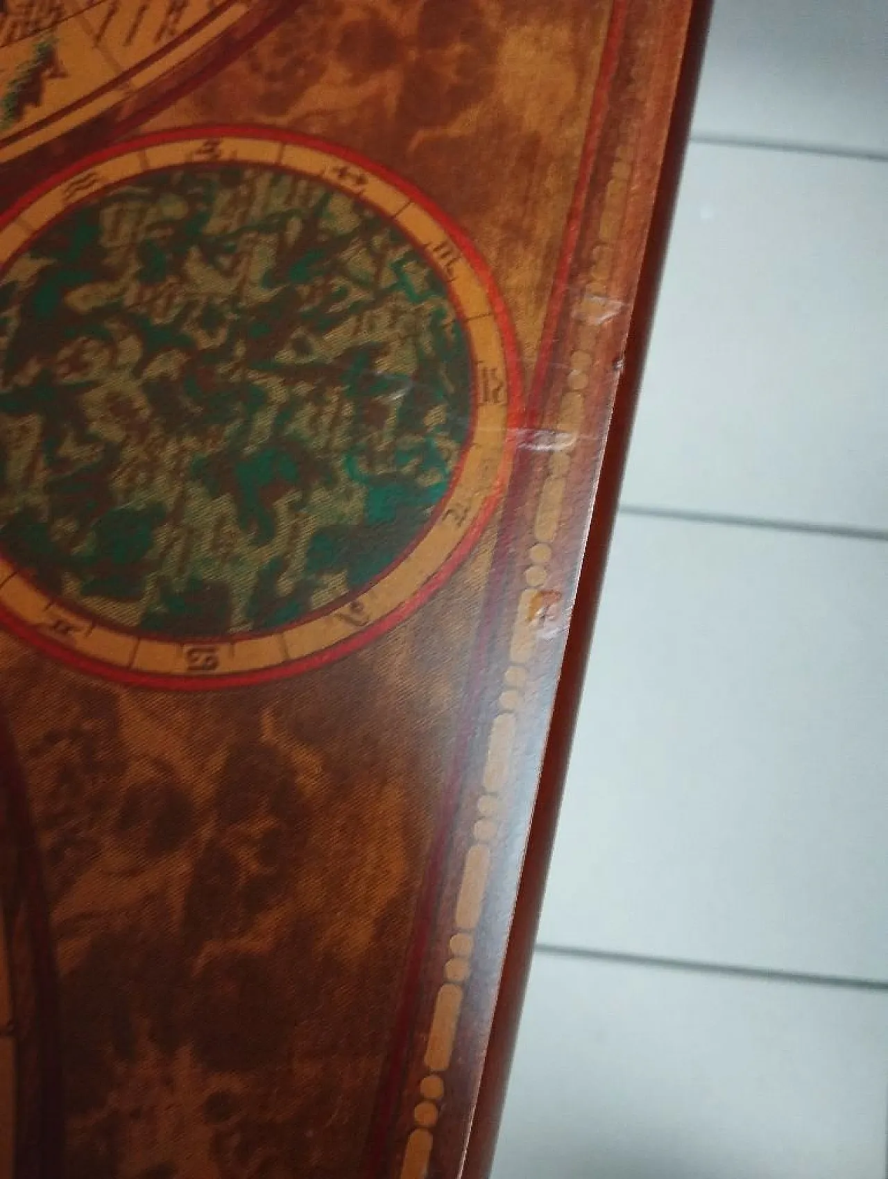 Coffee table with magazine rack, 80s 4