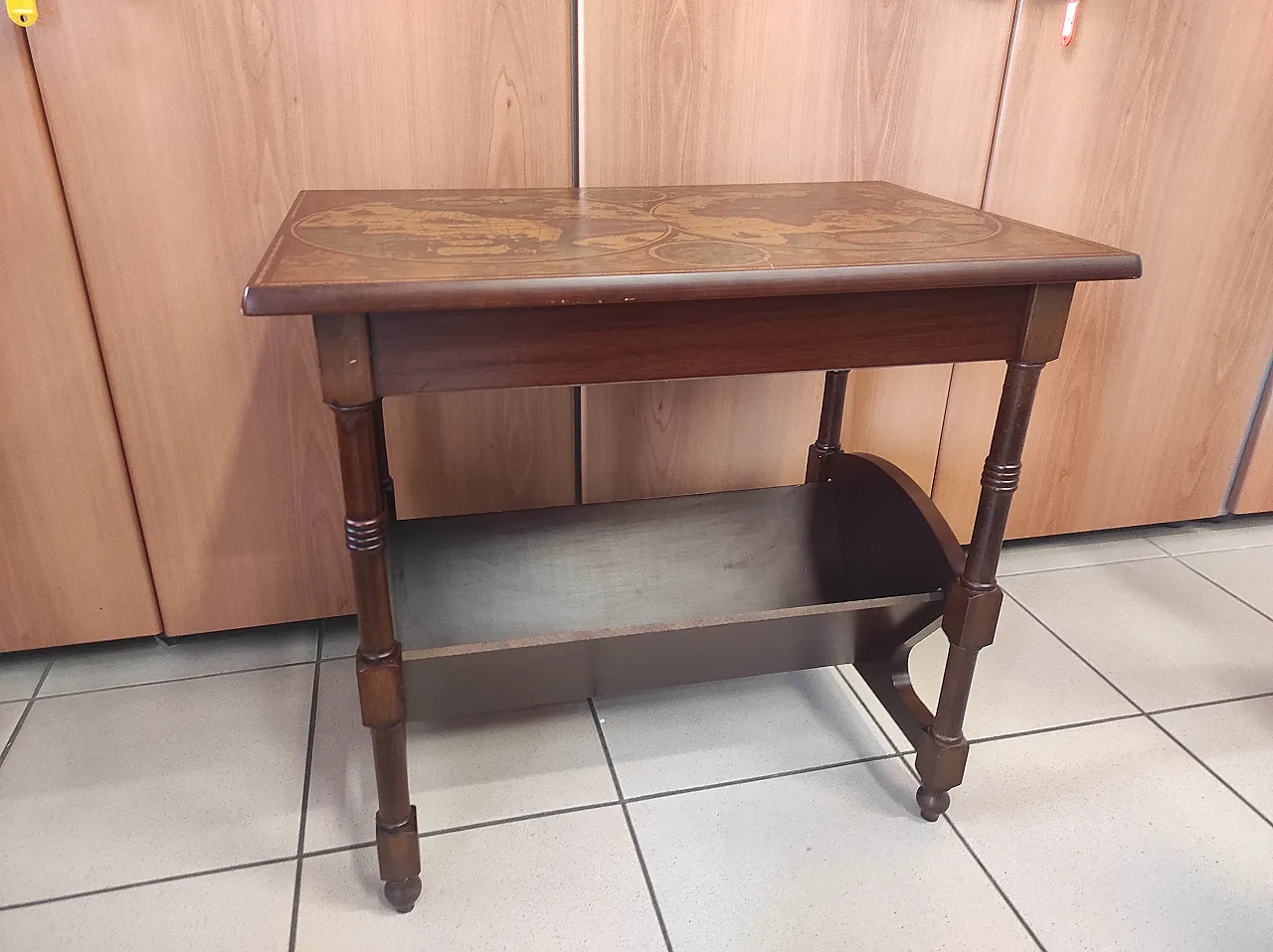 Coffee table with magazine rack, 80s 5