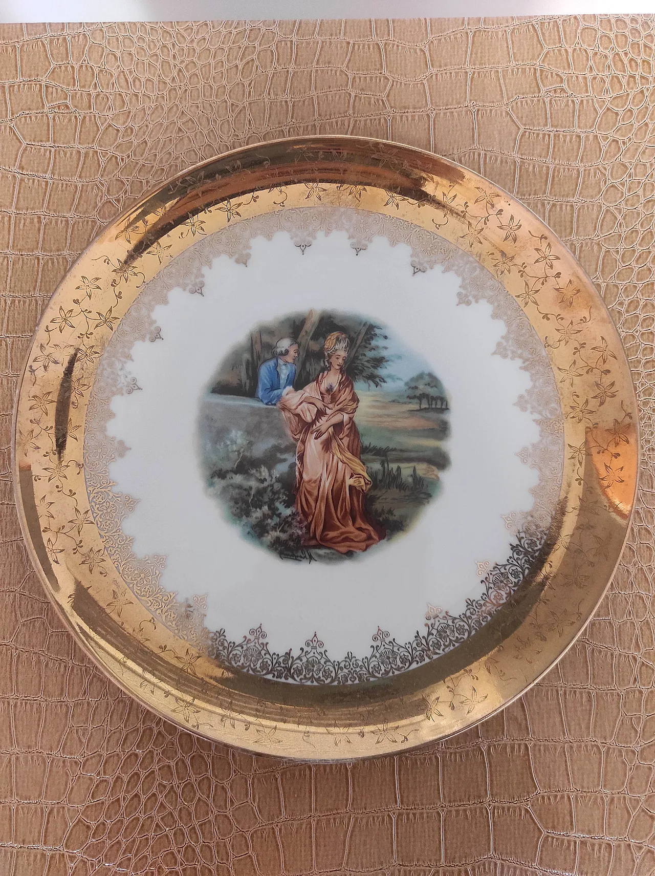 Numbered wall plate ceramica Schonwald (n.491), '900 1