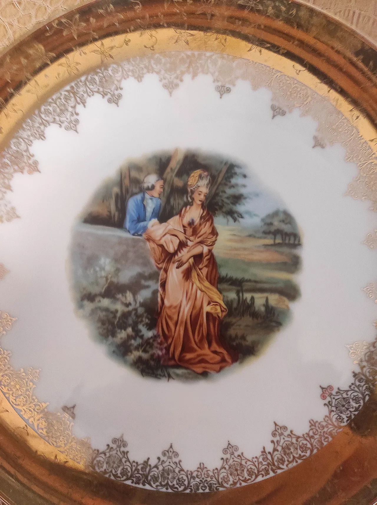 Numbered wall plate ceramica Schonwald (n.491), '900 2