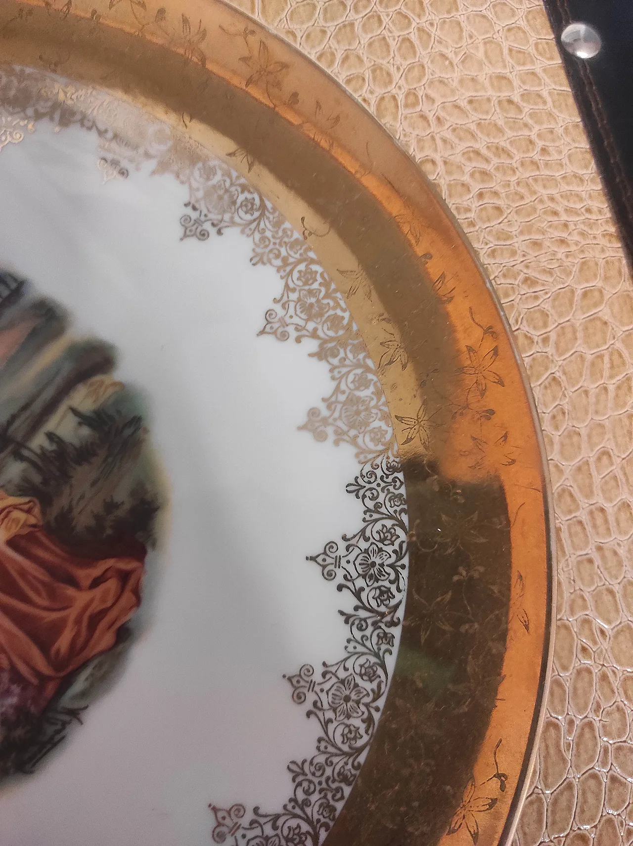 Numbered wall plate ceramica Schonwald (n.491), '900 5