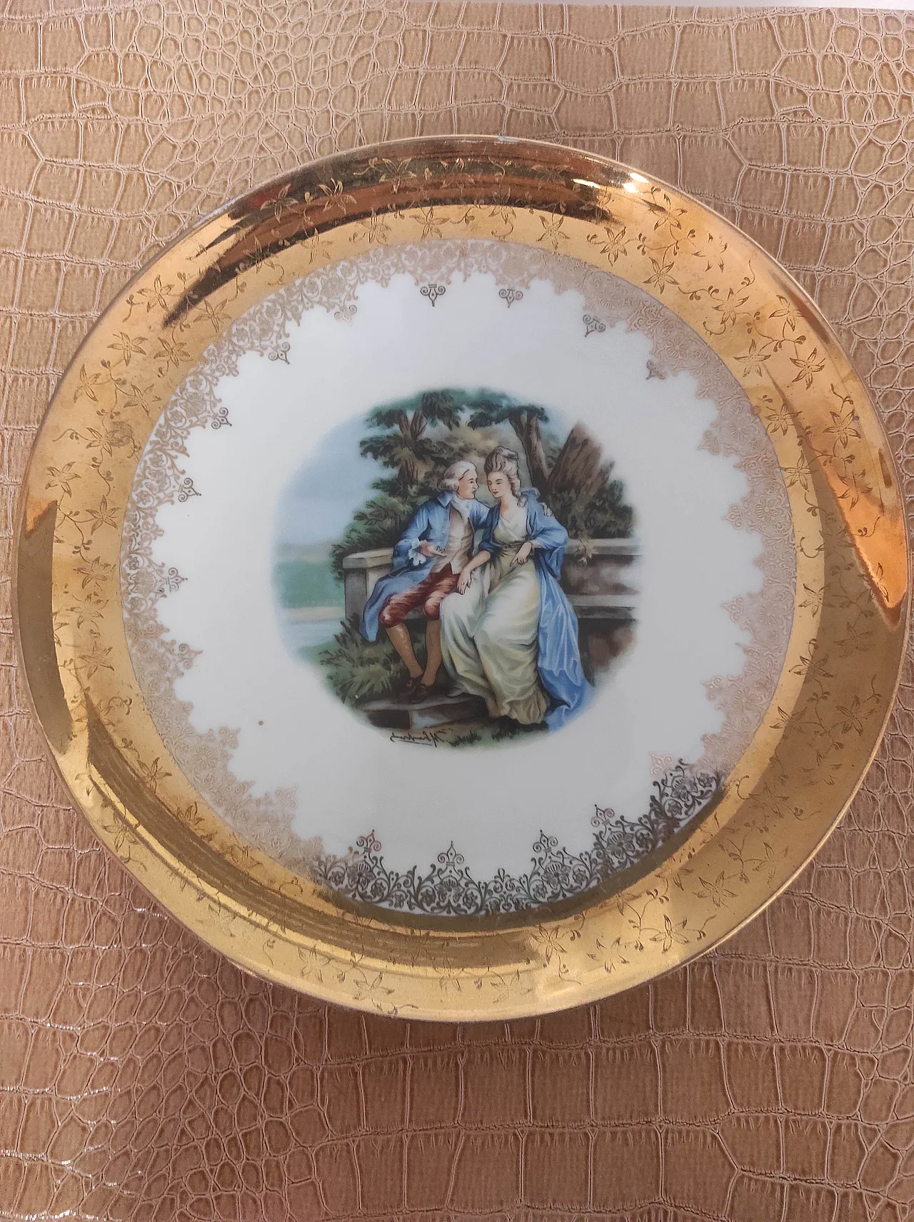 Numbered wall plate Ceramica Schonwald (n.191), 20th century 1