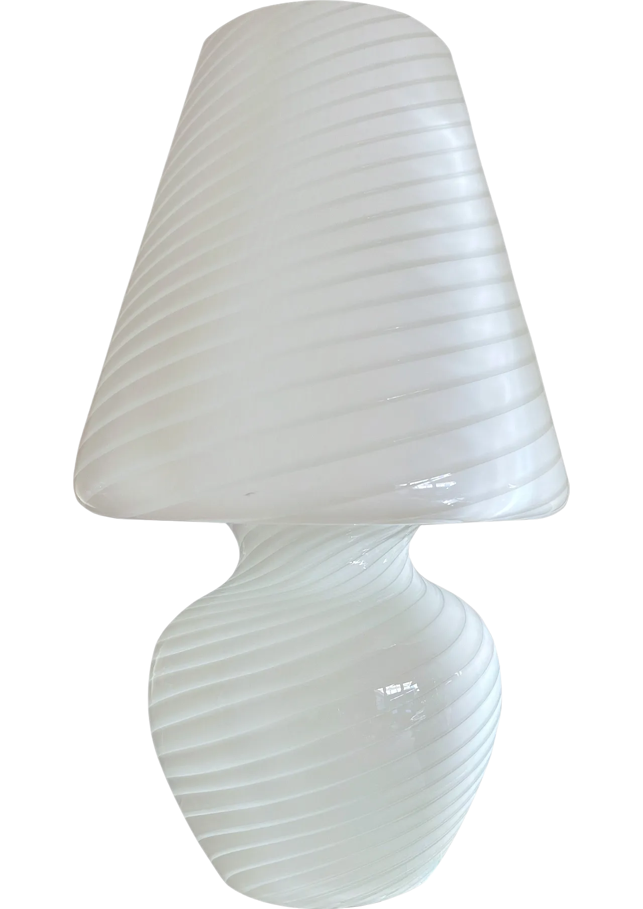 Large Murano Mushroom Lamp, 70s 7