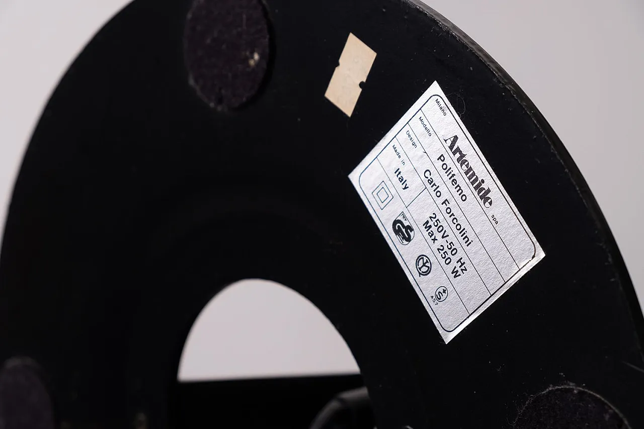 Lampada da terra Polifemo di Carlo Forcolini, anni '80 1