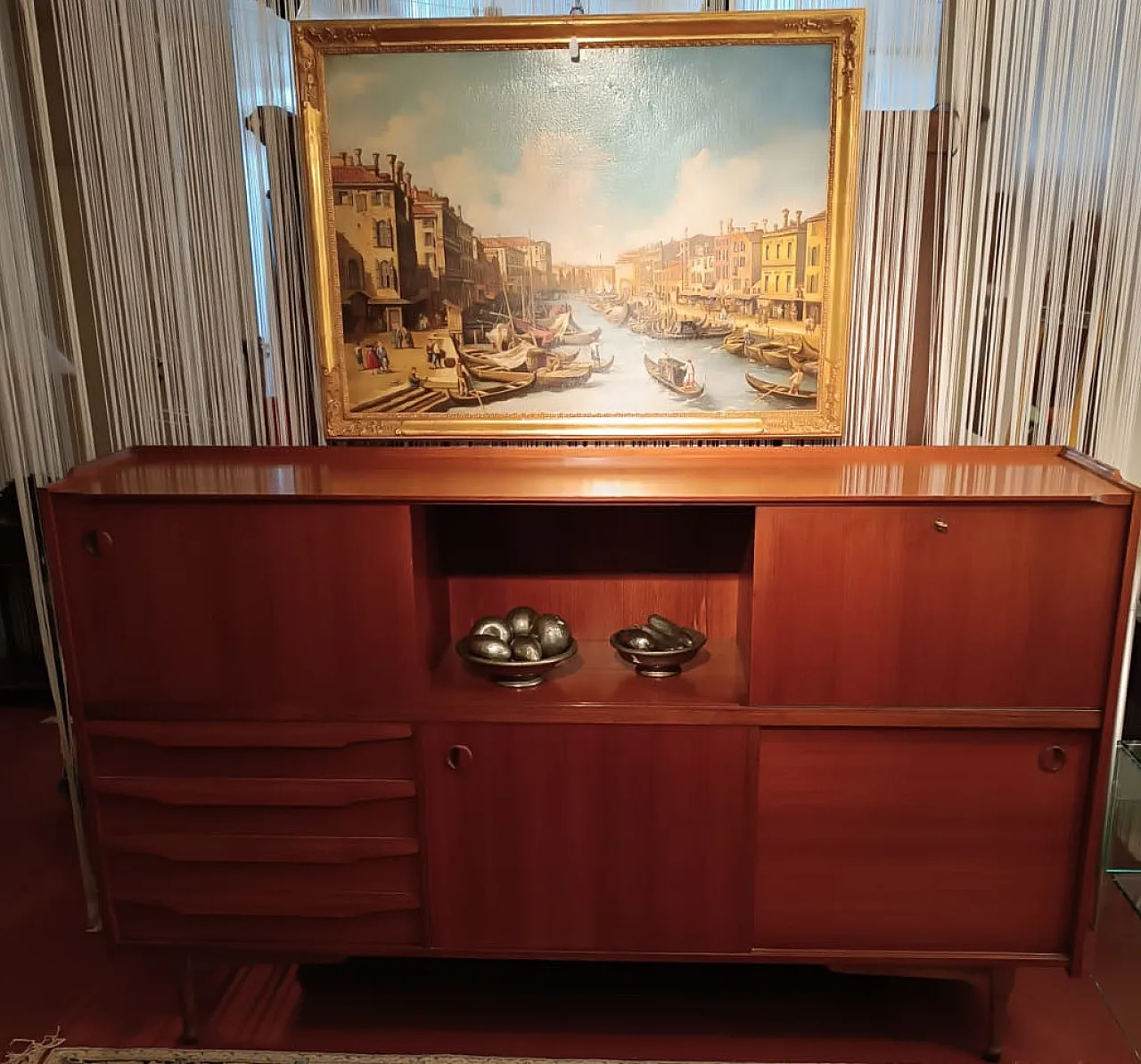 Mobile svedese in teak, anni '60 1