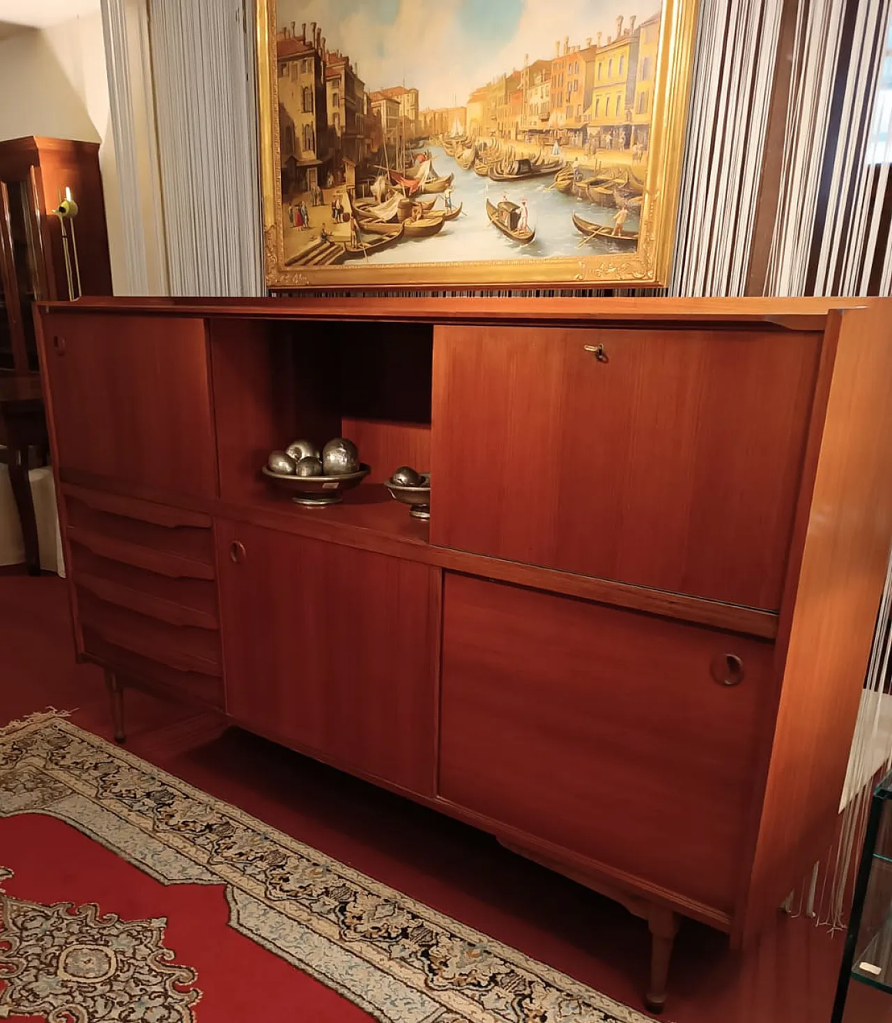 Mobile svedese in teak, anni '60 2