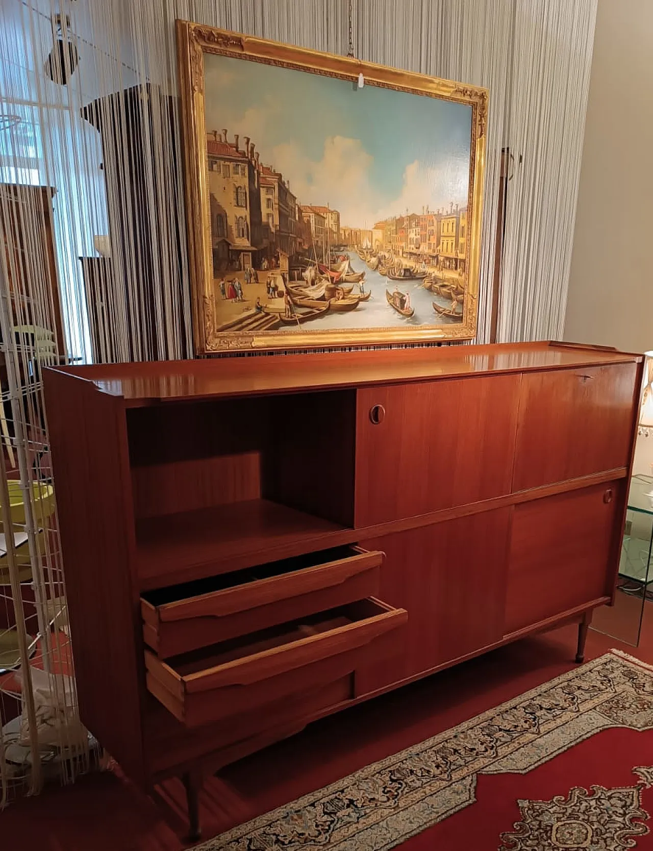 Mobile svedese in teak, anni '60 3