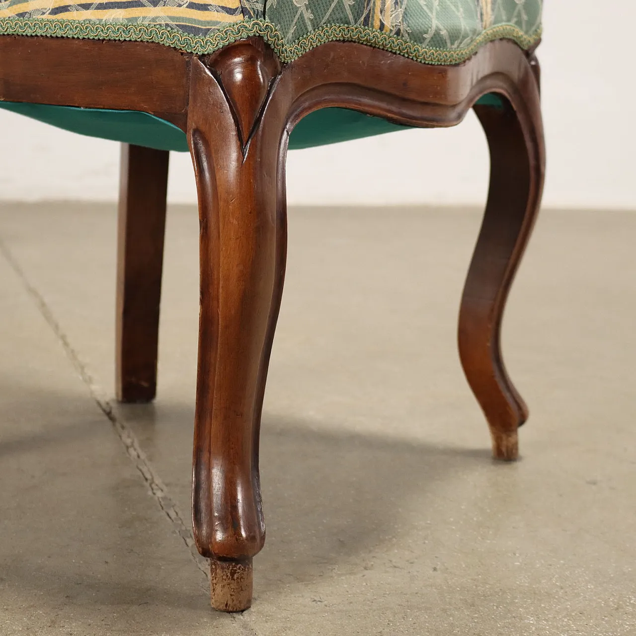 3 Sedie Luigi Filippo in noce, metà '800 7