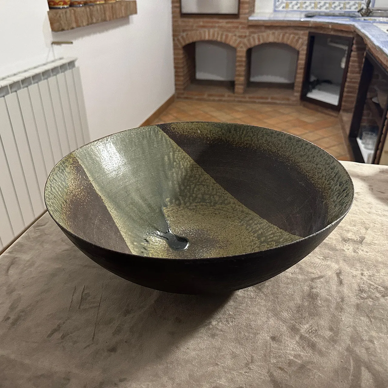 Stoneware bowl by Nanni Valentini for Ceramica Arcore, 1960s 2