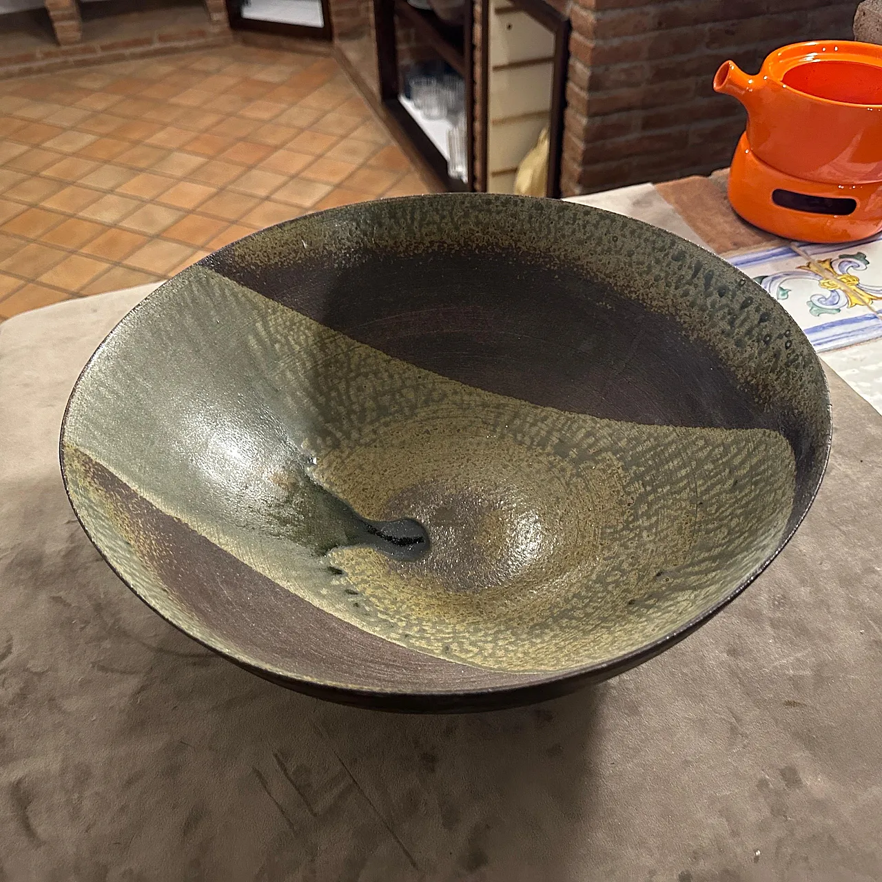 Stoneware bowl by Nanni Valentini for Ceramica Arcore, 1960s 9