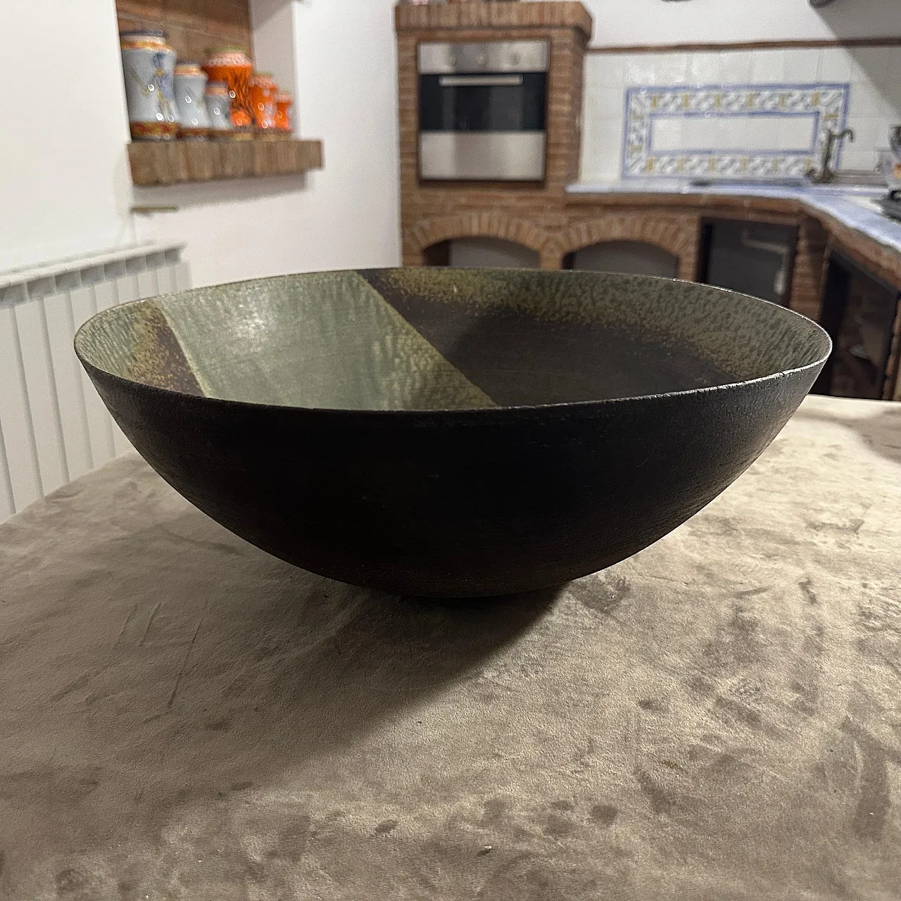 Stoneware bowl by Nanni Valentini for Ceramica Arcore, 1960s 12