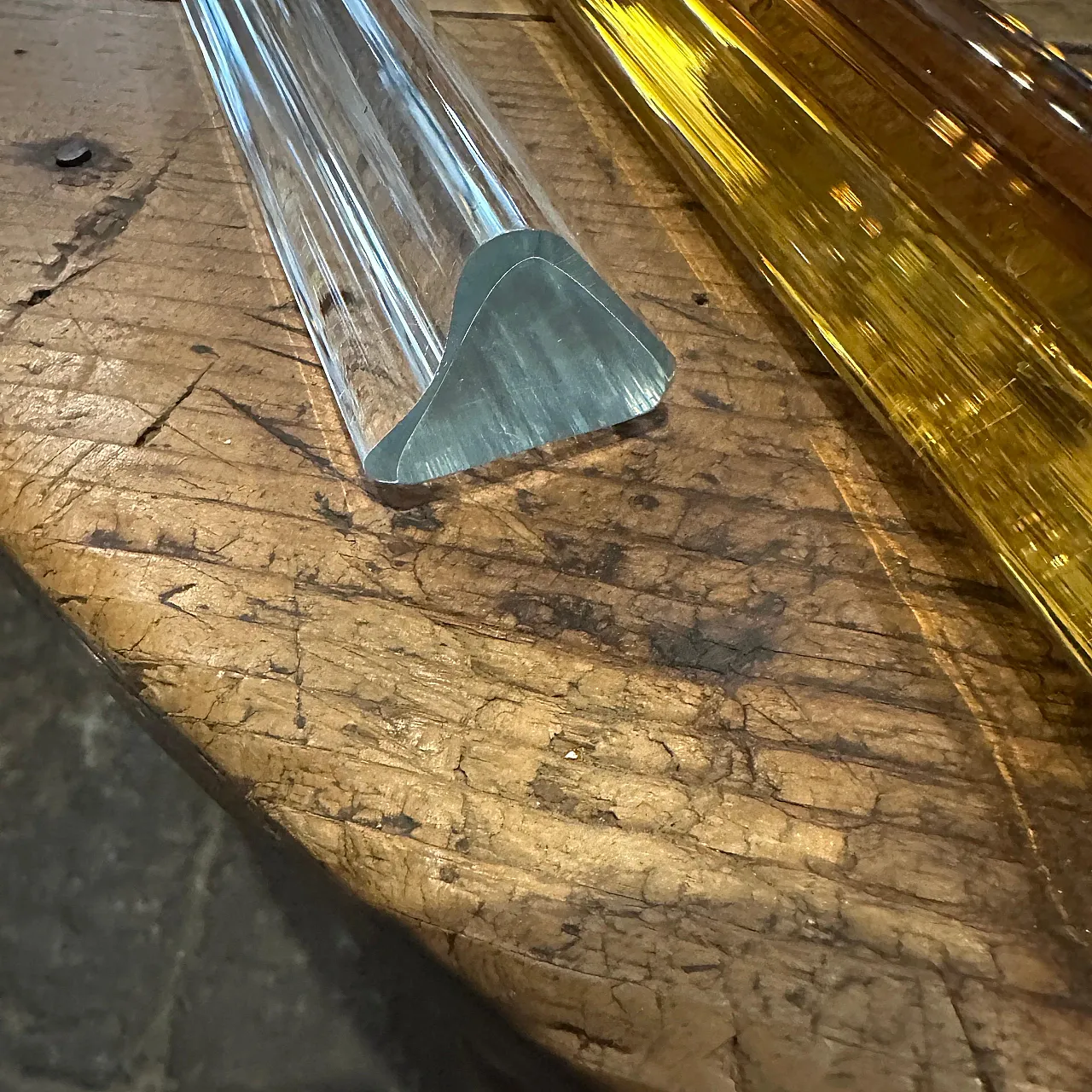 Trilobi Murano glass spiral chandelier, 1960s 8