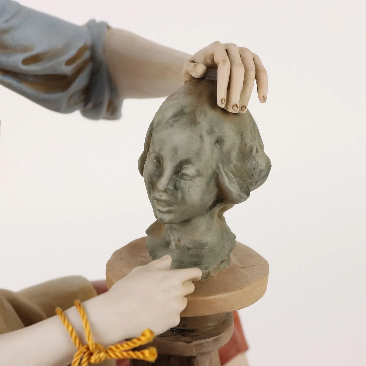 Biscuit porcelain sculpture by L. G. Benacchio for Triade Bassano 5