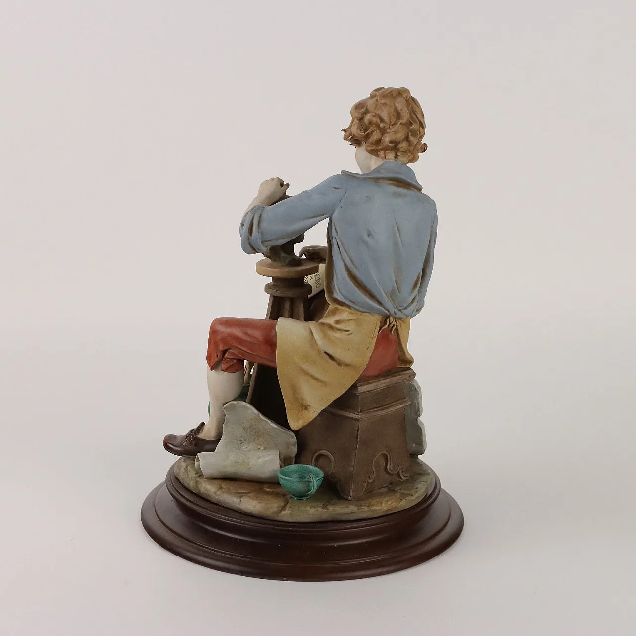 Biscuit porcelain sculpture by L. G. Benacchio for Triade Bassano 7