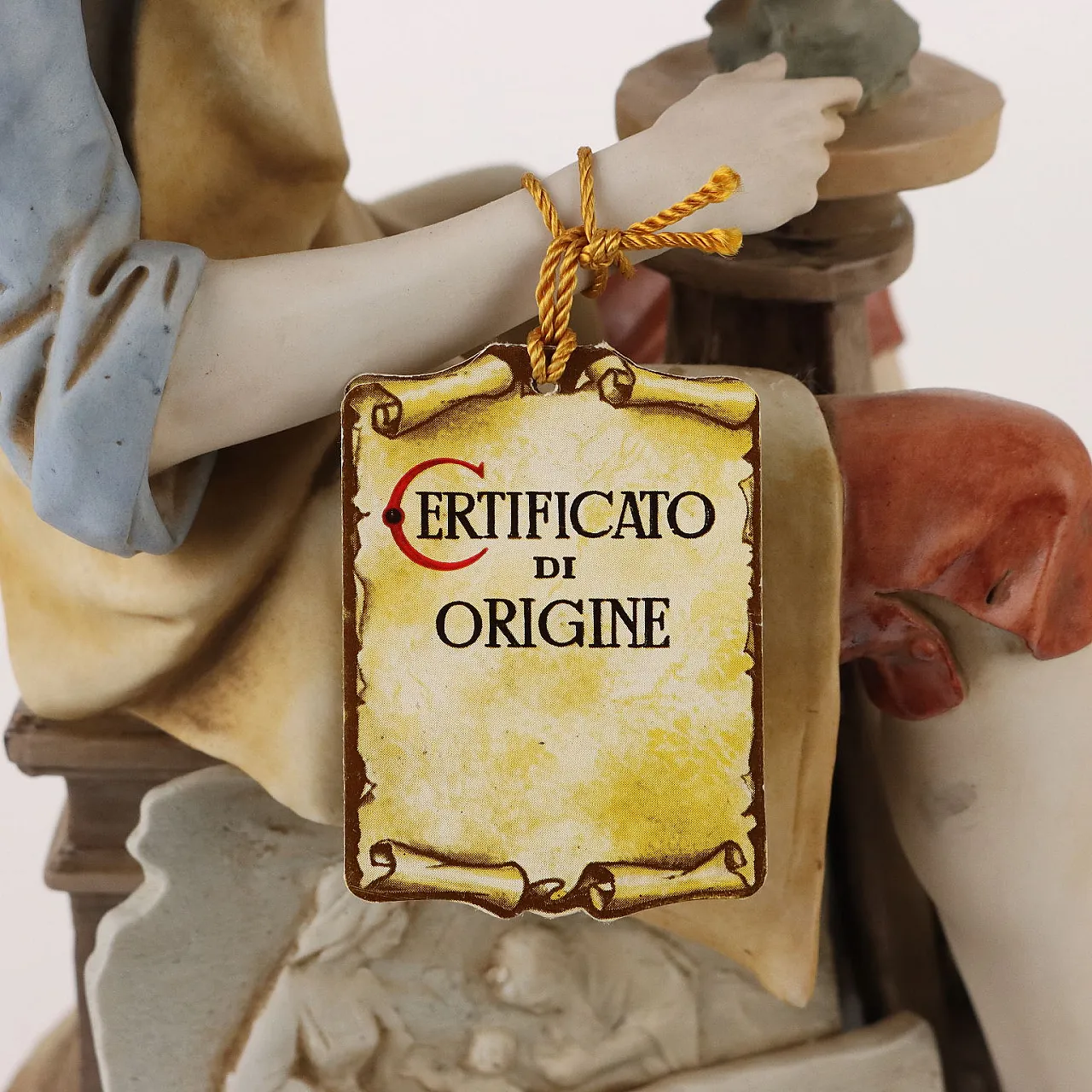 Biscuit porcelain sculpture by L. G. Benacchio for Triade Bassano 9