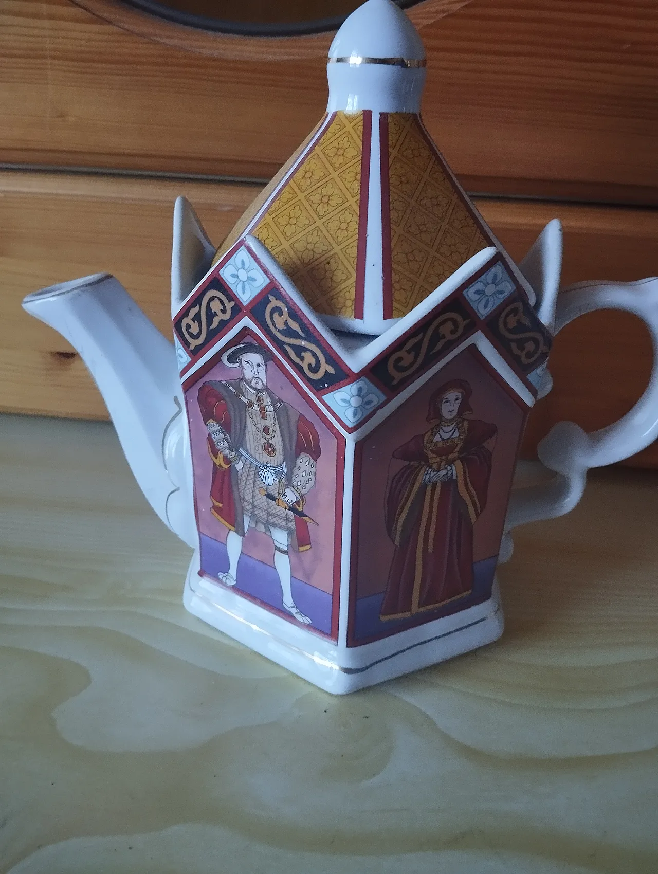 Teiera con soggetti orientali, '900 1