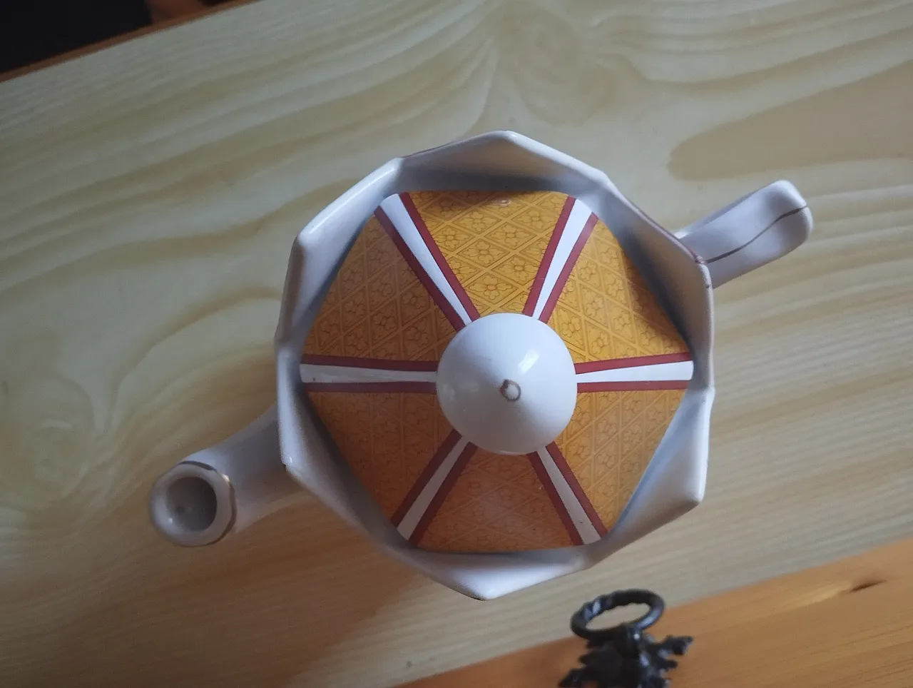 Teiera con soggetti orientali, '900 5