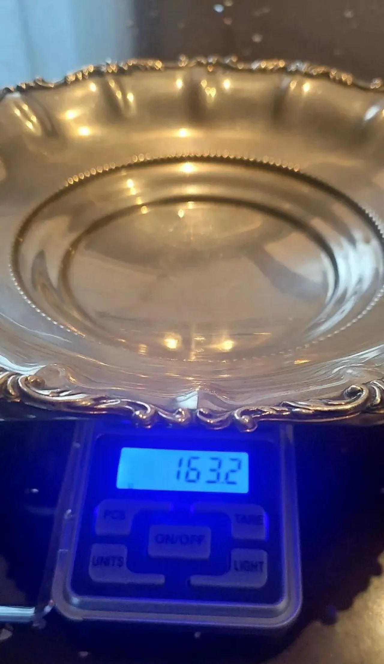 Vassoio centrotavola in argento, '800 8