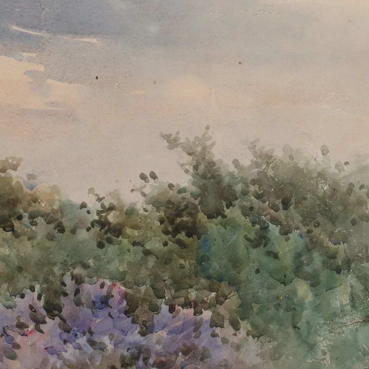 Painting by Angelos Giallinas, watercolour on paper, 19th century 6