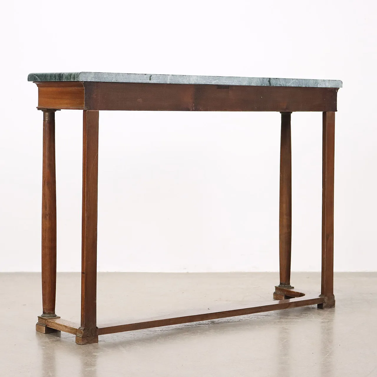Mahogany and marble console table, 20th century 9