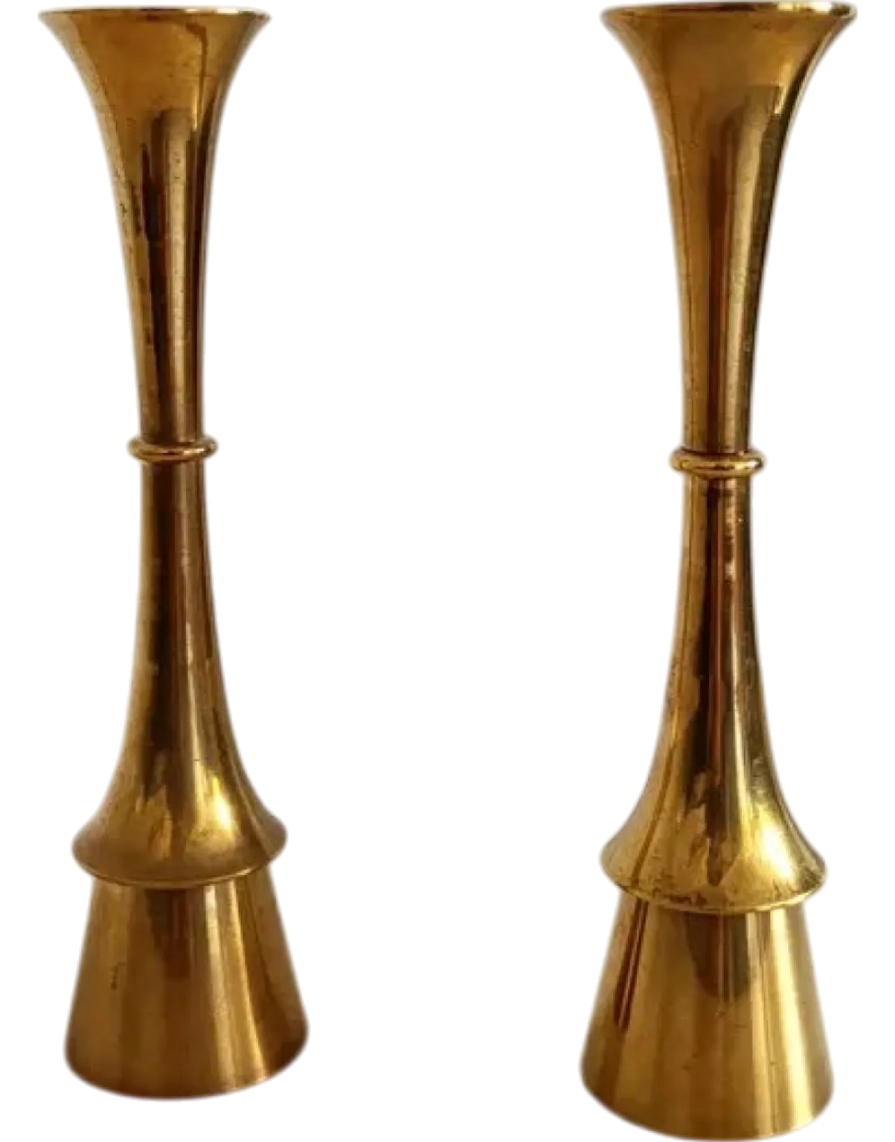 Jens Harald Quistgaard attr.,  Mid-century Danish Candle Holders, 1960 5