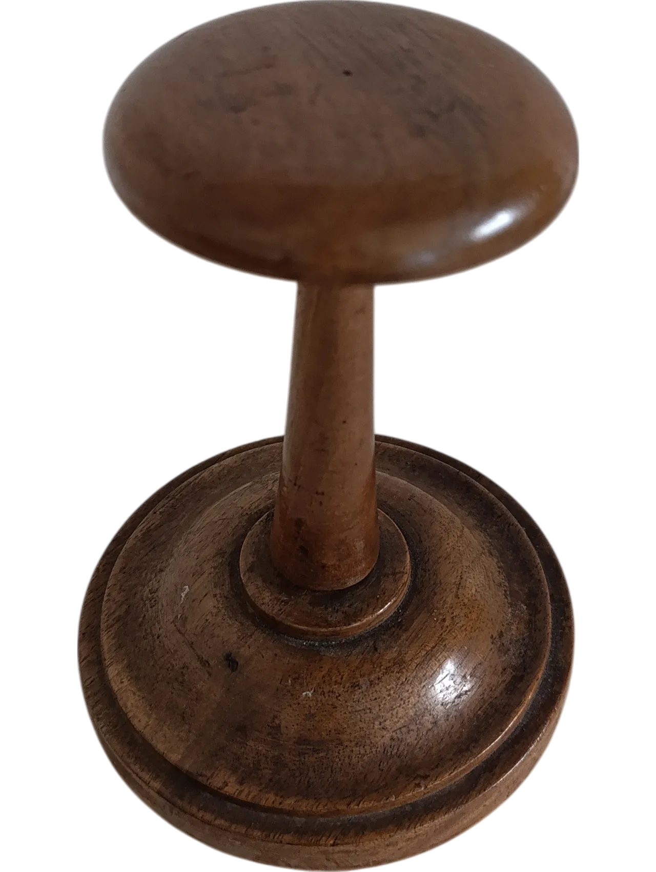 Porta cappello da tavolo inglese in legnoc, anni '30 7