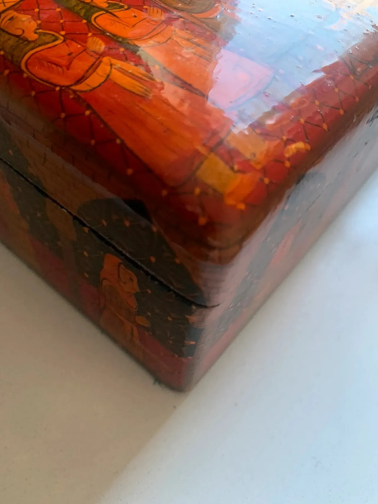 Jewelry box made in India, 80s 10