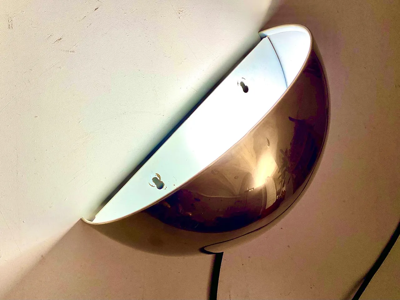 Brass wall light, Quebec model, Gjlla Giani for Troncon, 80s 14