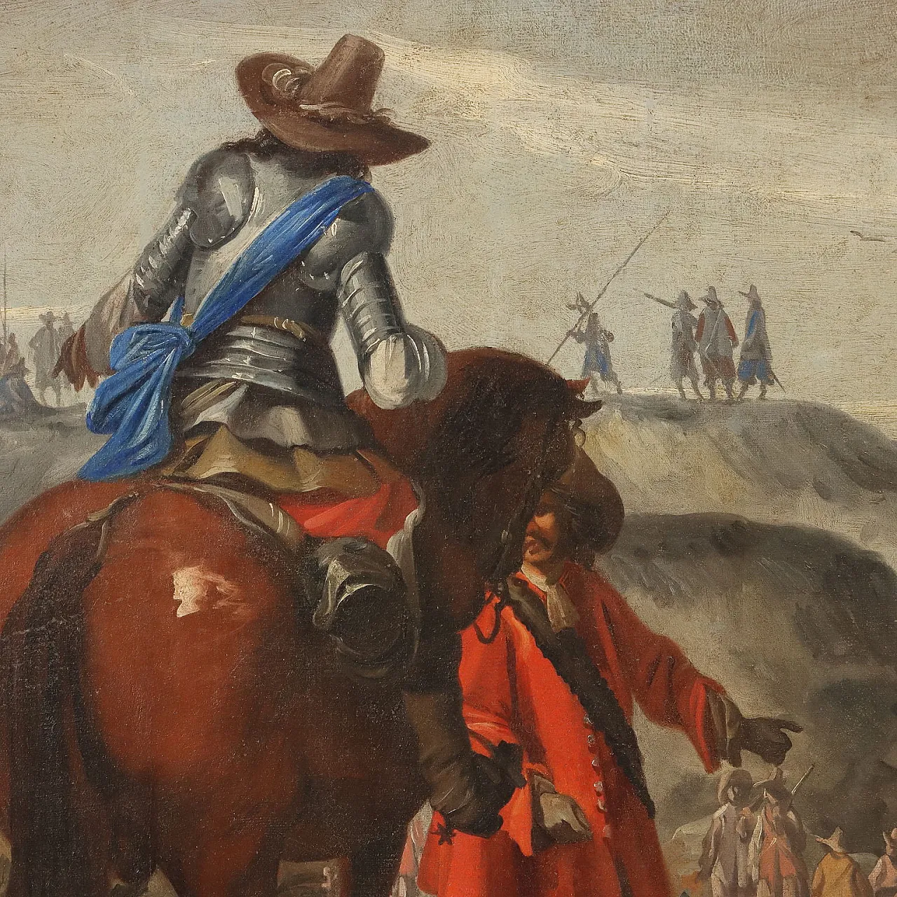 Waiting for the Battle, oil on canvas, 18th century 6