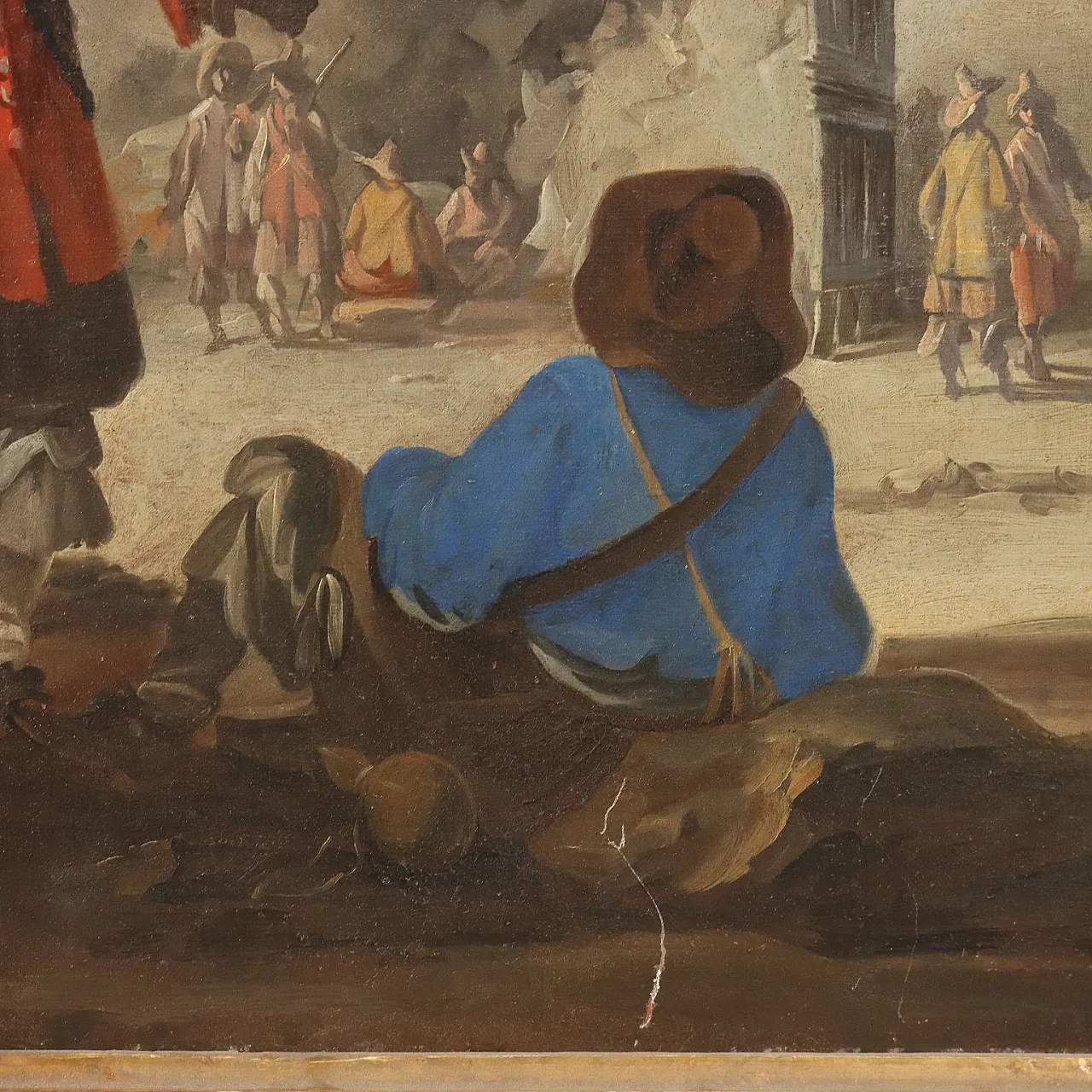 Waiting for the Battle, oil on canvas, 18th century 7