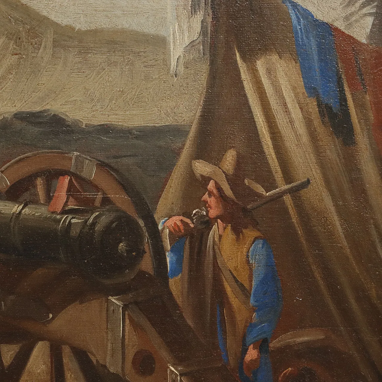 Waiting for the Battle, oil on canvas, 18th century 10