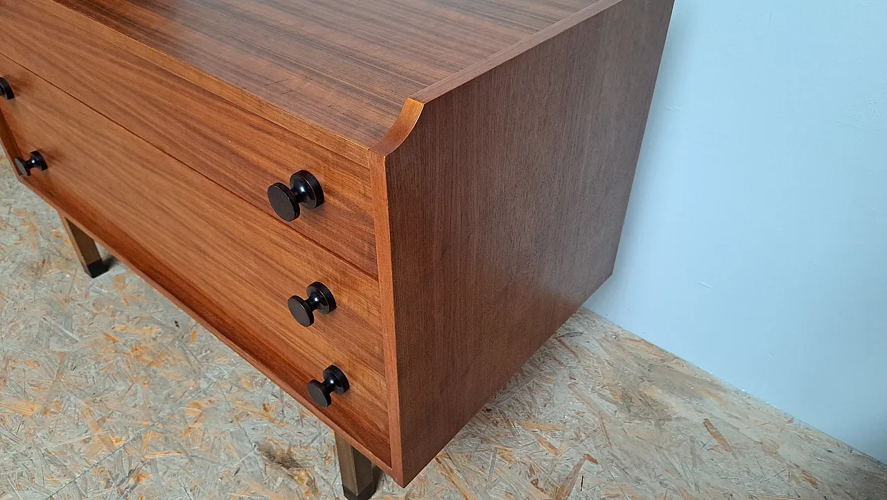 Chest of drawers in teak Scandinavian, 60s 6
