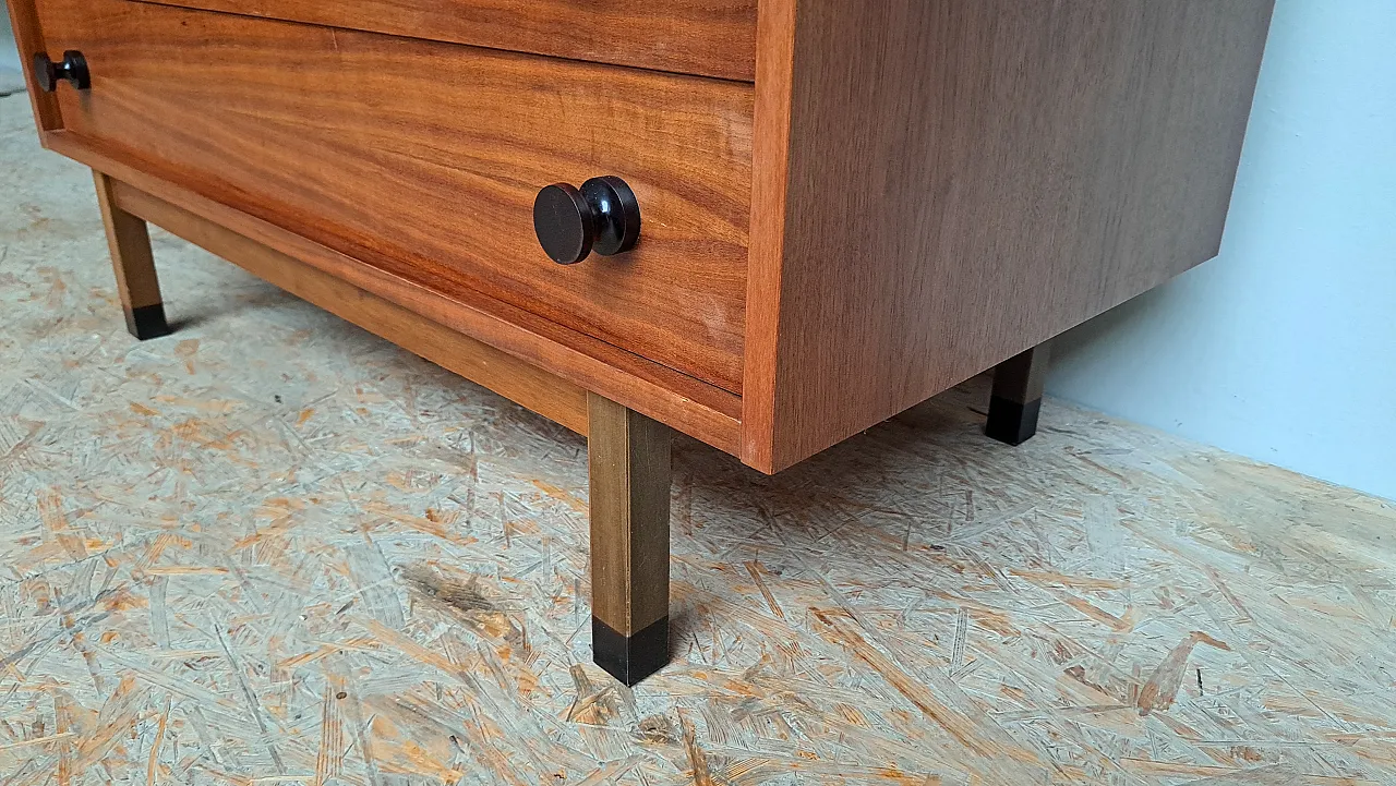 Chest of drawers in teak Scandinavian, 60s 7