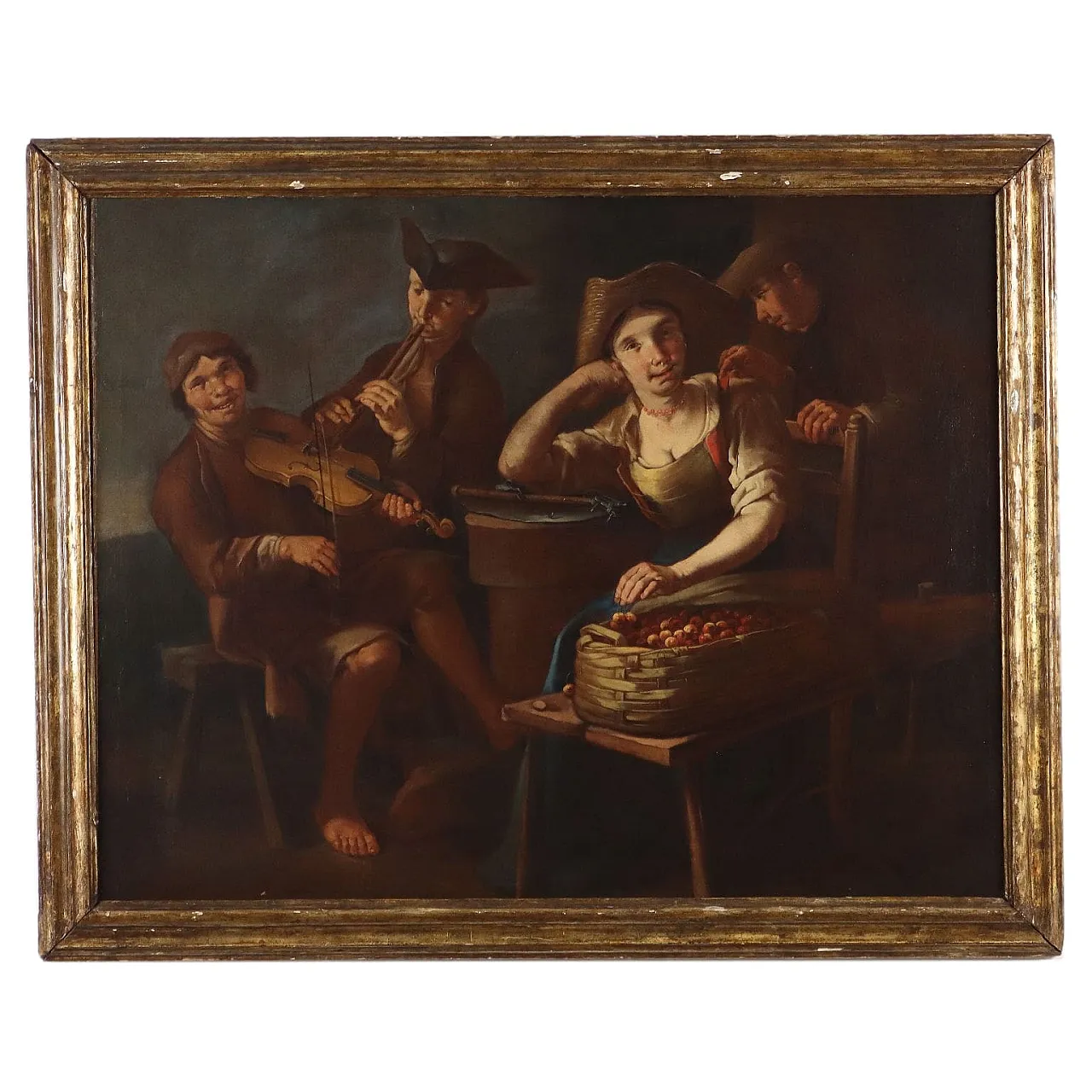 Giacomo F. Cipper, known as Todeschini, genre scene, 18th century 1