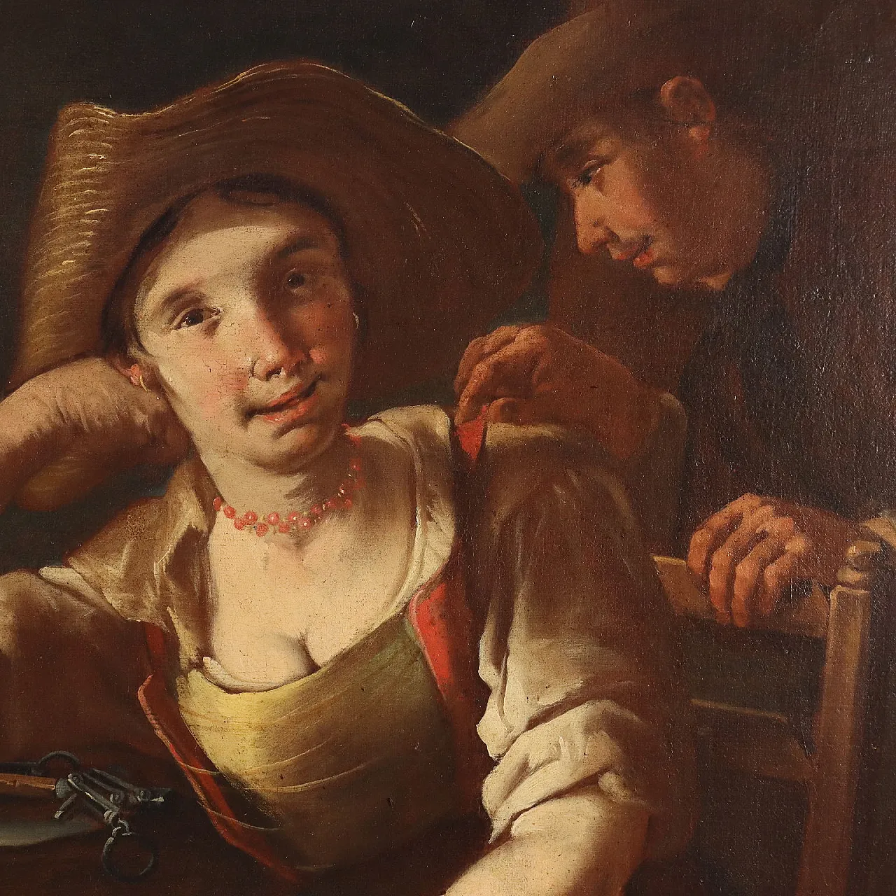 Giacomo F. Cipper, known as Todeschini, genre scene, 18th century 4