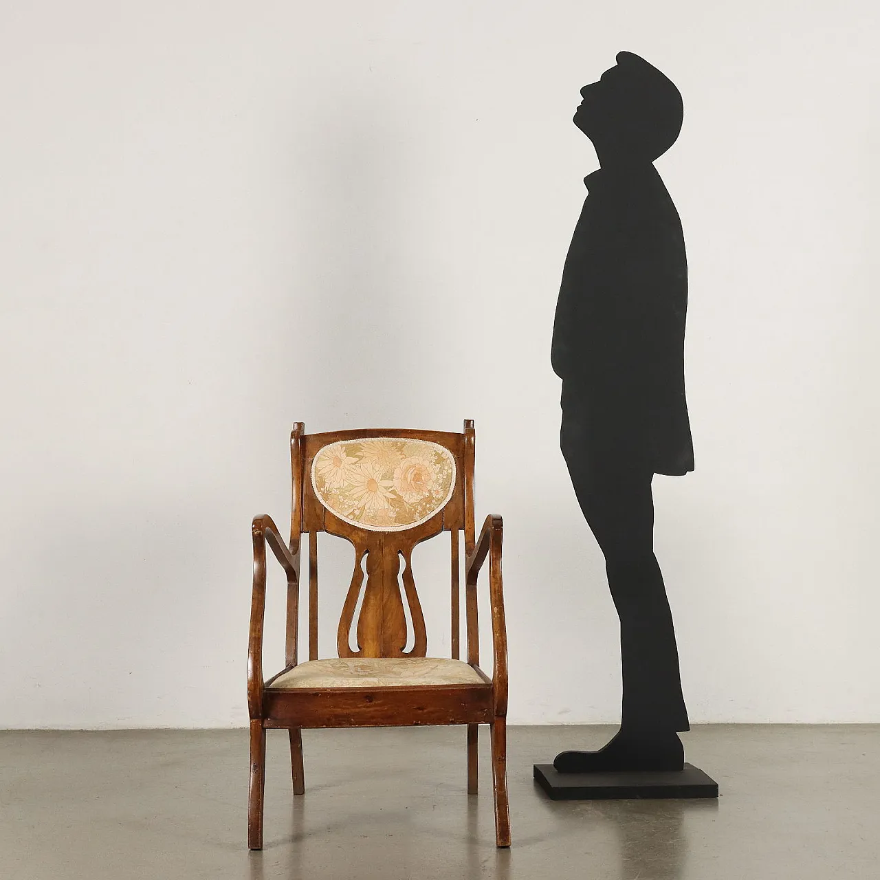 Poltrona Liberty in mogano biondo, inizio '900 2