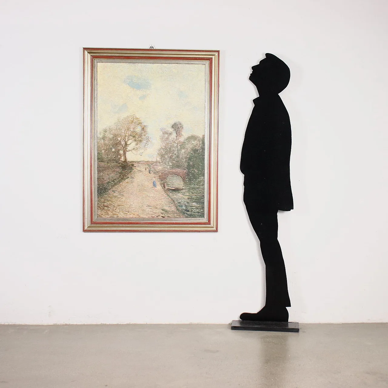 Raoul Viviani, La strada di campagna, olio su faesite 2