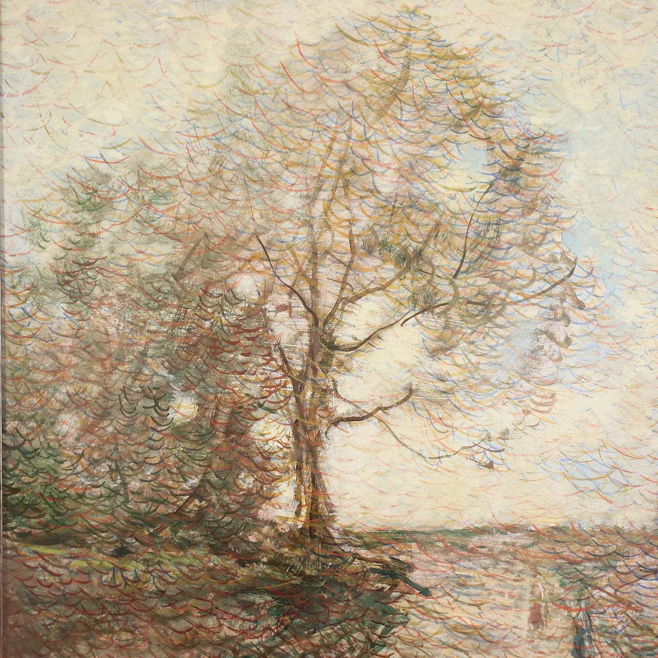 Raoul Viviani, La strada di campagna, olio su faesite 4