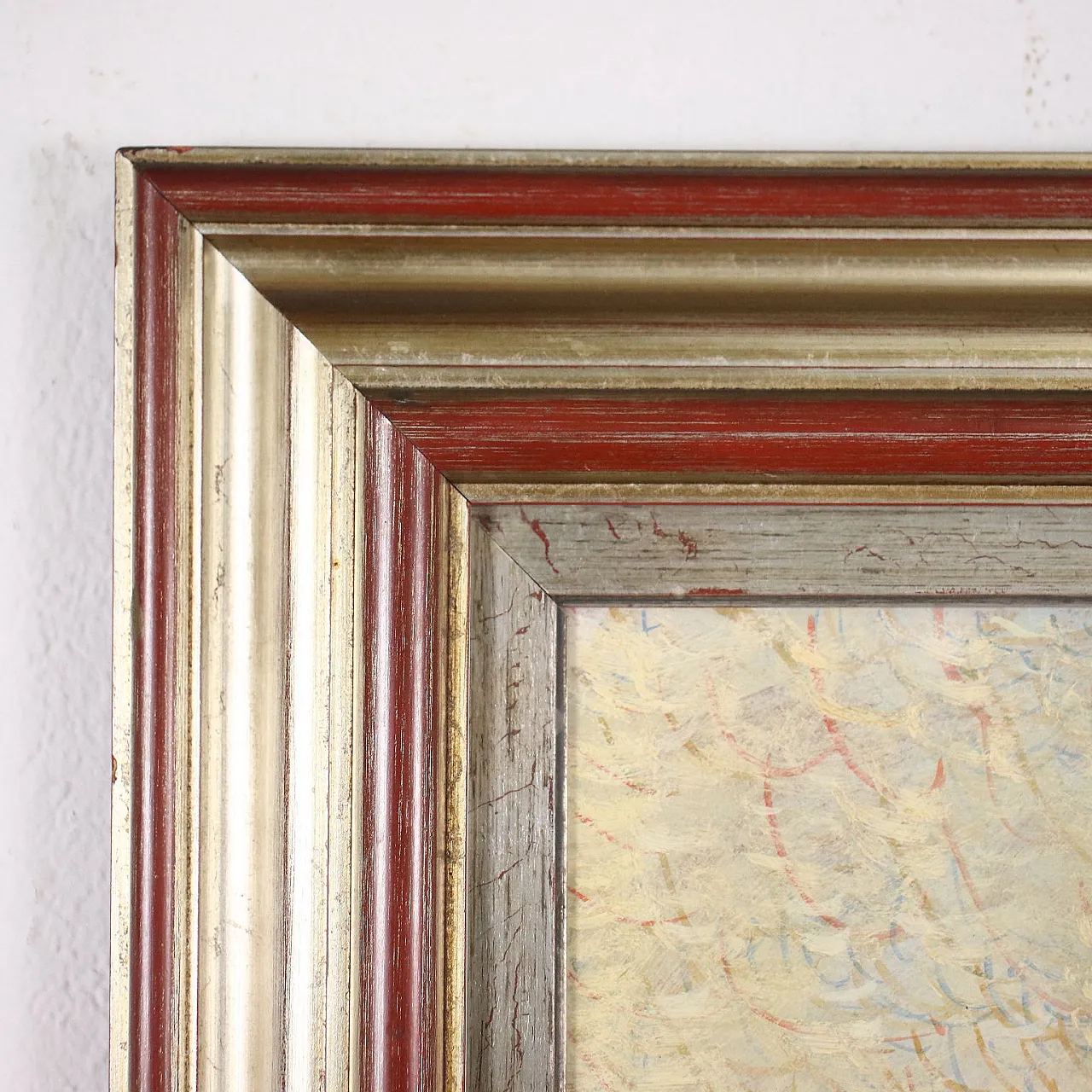 Raoul Viviani, La strada di campagna, olio su faesite 9