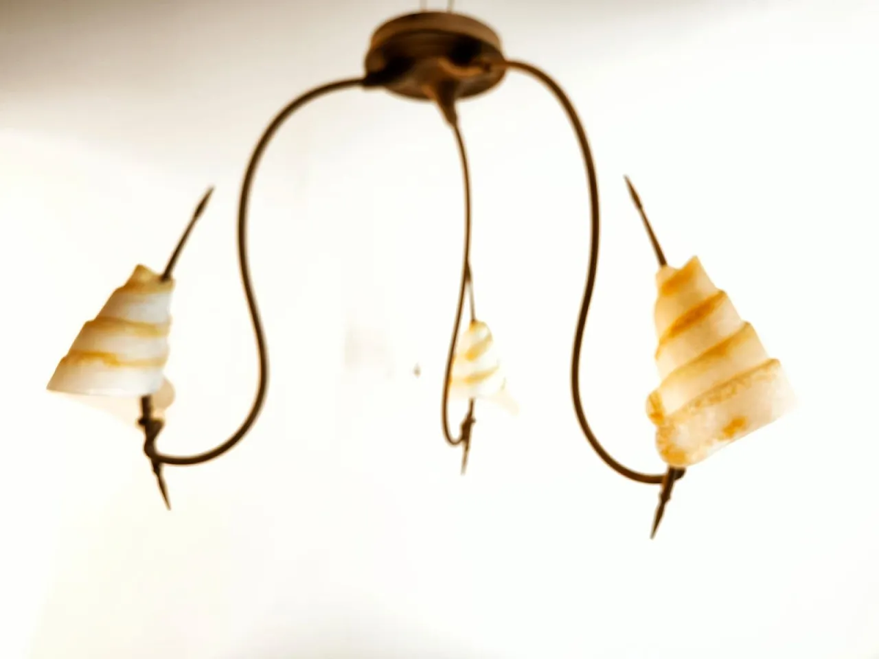 Lampada a sospensione Lipparini in vetro di Murano, anni '90 7